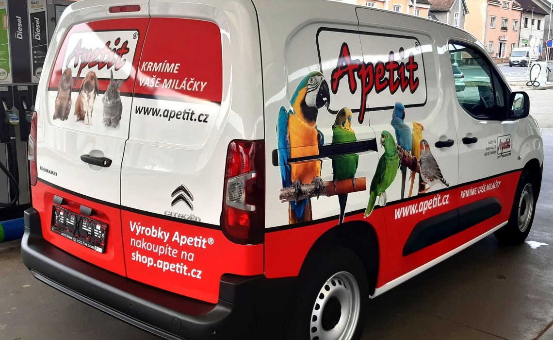 Polep vozu - litá fólie